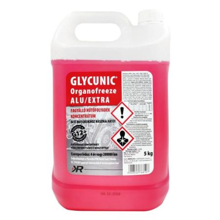 Glycunic G12+ piros fagyálló -72°C 5L
